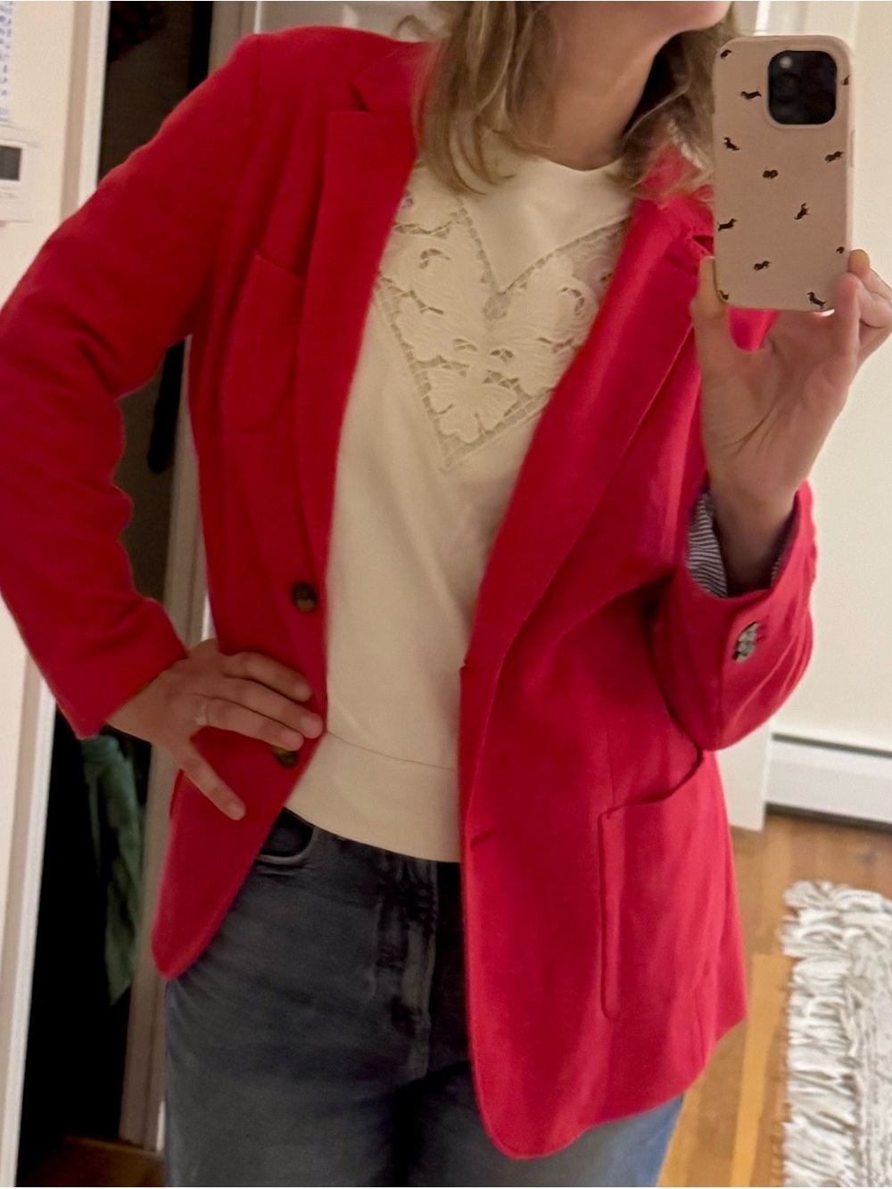 Talbots Women’s Fuchsia Blazer Jacket - Classic Tailored Style